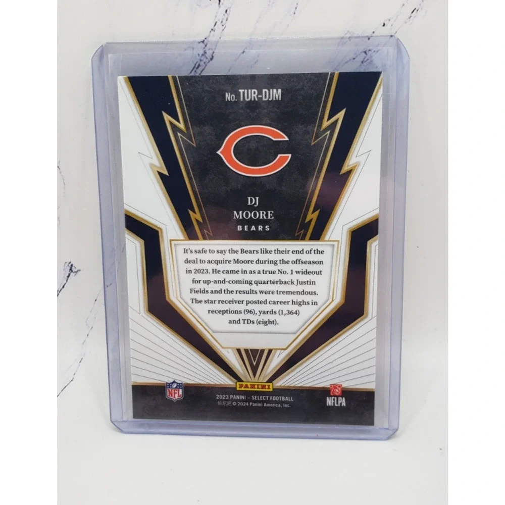 2023 Panini Select Turbocharged D.J. Moore #TUR-DJM - Picture 2 of 4